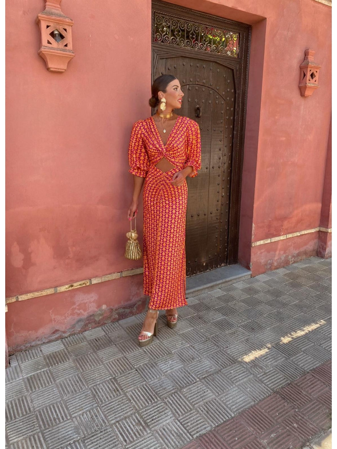Juliana | Statement Jurk met Zomers Design